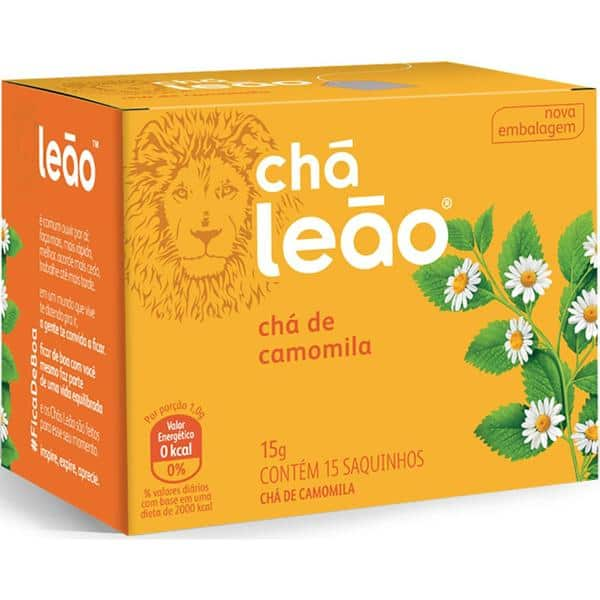 Chá camomila 15g 3803 Leão CX 15 UN