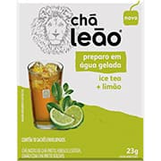 Chá gelado, Ice limão, 23g, 7567, Leão - CX 10 UN