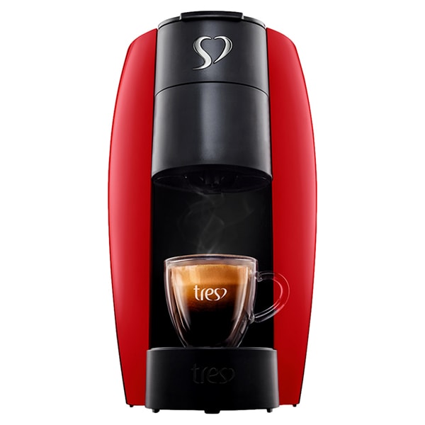 Cafeteira para Espresso e Multibebidas, Lov Basic, 127v, Vermelha, 20039019, Três Corações - CX 1 UN