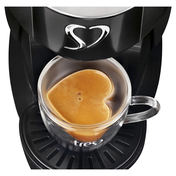 Cafeteira Touch para Espresso e Multibebidas, 127v, Preta, 20038996, Três Corações - CX 1 UN