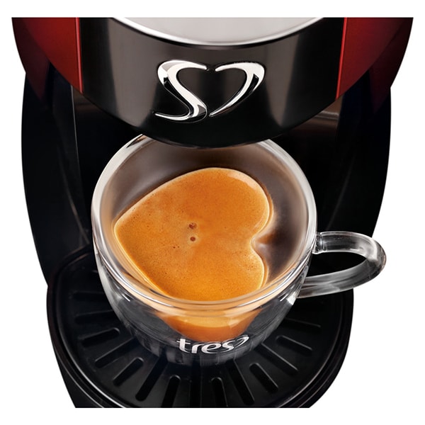 Cafeteira Touch para Espresso e Multibebidas, 127v, Vermelha, 20038997, Três Corações - CX 1 UN