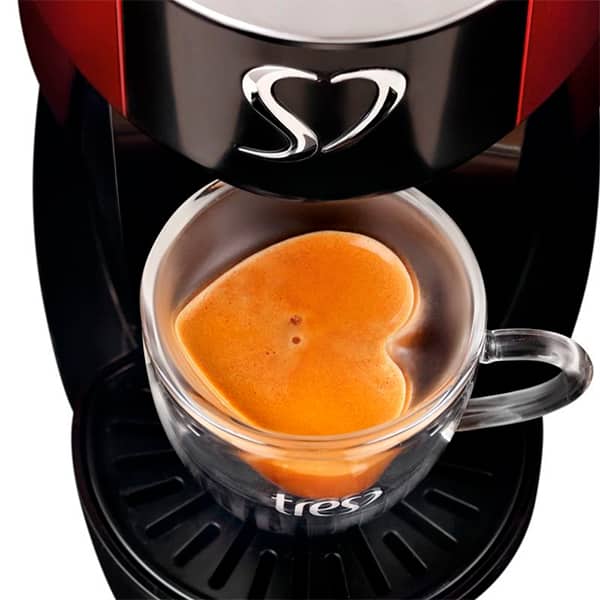 Cafeteira Espresso e Multibebidas Tres Touch 110v Vermelha, Três Corações - CX 1 UN Cafeteira Espresso e Multibebidas Tres Touch 110v Vermelha, Três Corações - CX 1 UN