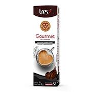 Cápsula de café expresso gourmet, Compatível com Cafeteira Tres, Tres corações - CX 10 UN
