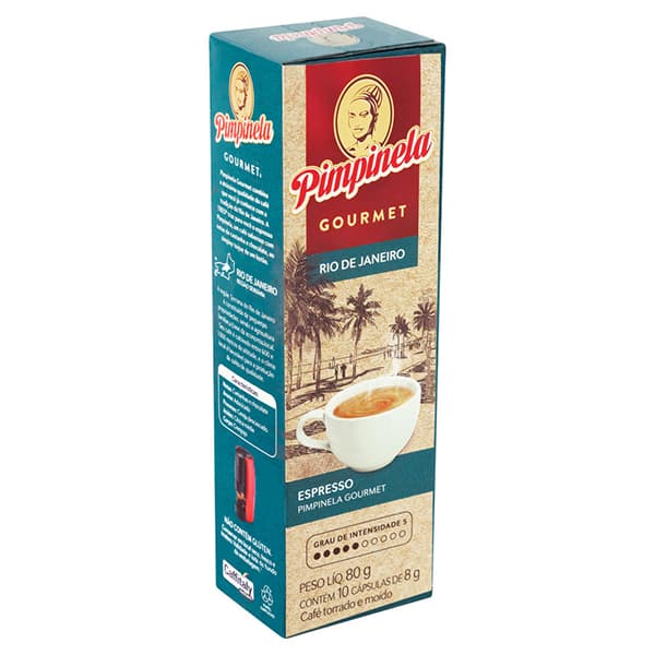 Cápsula de café expresso Pimpinela, Compatível com Cafeteira Tres, Tres corações - CX 1 UN