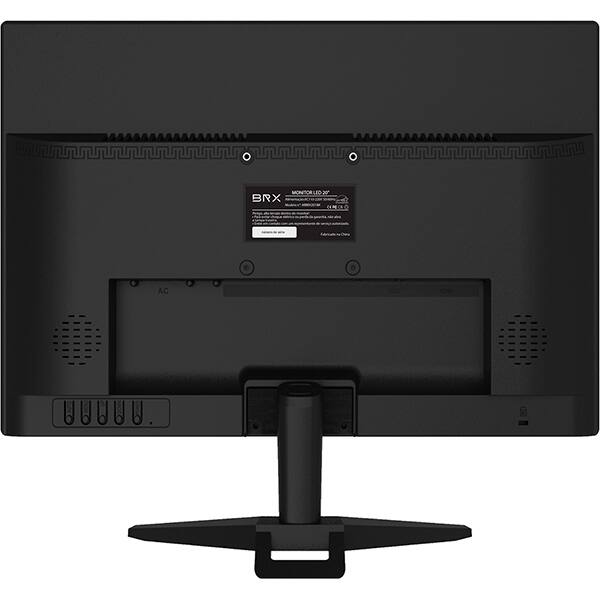 Monitor LED tela de 20" widescreen, HDMI / VGA ,Atualização 75Hz, Tempo de resposta 8ms, Preto, MBRX201BK, Brx - CX 1 UN