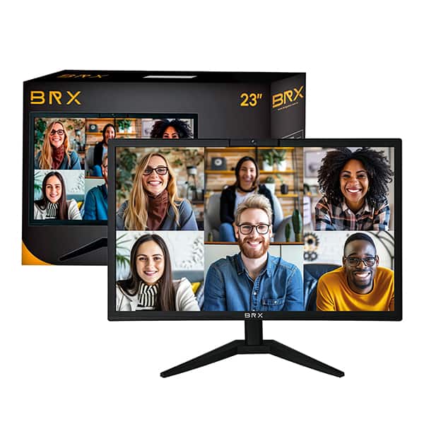 Monitor Gamer 23", Tela LED Full HD, Taxa de Atualização de 75Hz, Tempo de Resposta 8ms, Conexões HDMI e VGA, MBRX23BKWC, Brx - CX 1 UN Monitor Gamer 23", Tela LED Full HD, Taxa de Atualização de 75Hz, Tempo de Resposta 8ms, Conexões HDMI e VGA, MBRX23BKWC, Brx - CX 1 UN