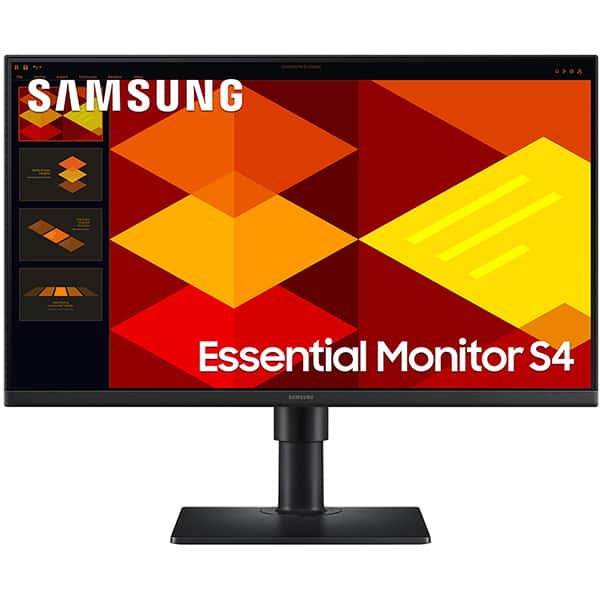 Monitor Gamer LED, Tela Widescreen Full HD de 24", Tempo de resposta 5ms, Taxa de atualização de 100Hz, HDMI, Preto, S4, LS24D400GA, Samsung - CX 1 UN