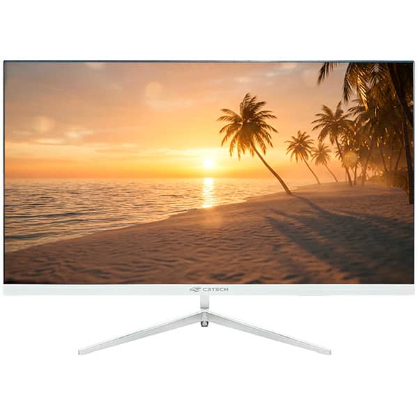 Monitor LED tela de 24", Full HD, HDMI / VGA , 100Hz, 5ms, Branco, MR-240WH, C3Tech - CX 1 UN