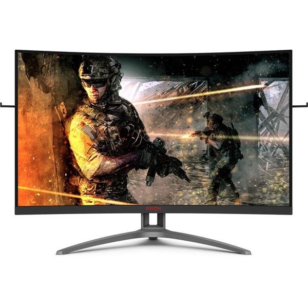 Monitor Gamer LED 31,5" widescreen curvo 1ms 165hz Agon AG323FCXE Aoc CX 1 UN
