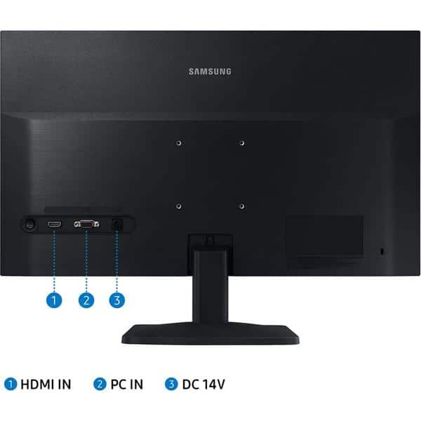 Monitor 22", LED, Widescreen, Tempo de resposta 5ms, Taxa de atualização de 60Hz, HDMI, S22A33ANHL, Samsung - CX 1 UN