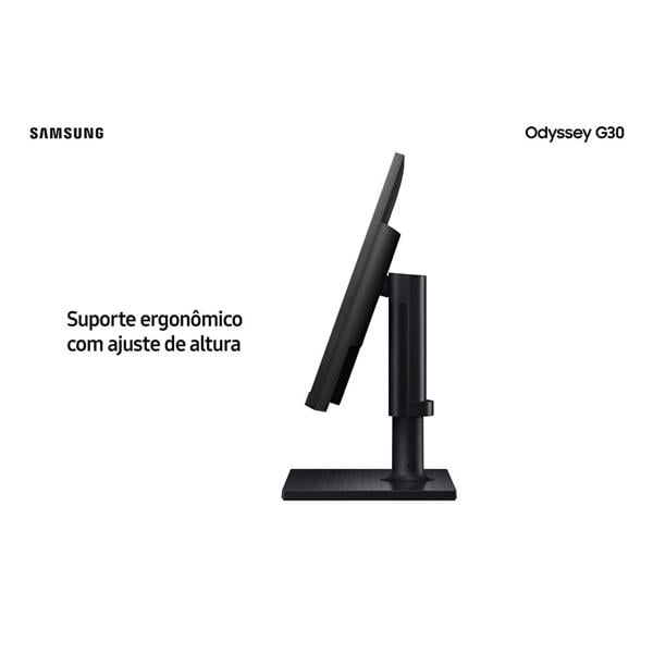 Monitor Gamer LED, Wide Odyssey, Tela de 24", Tempo de resposta 1ms, Taxa de atualização de 144Hz, Preto, LS24BG300, Samsung - CX 1 UN