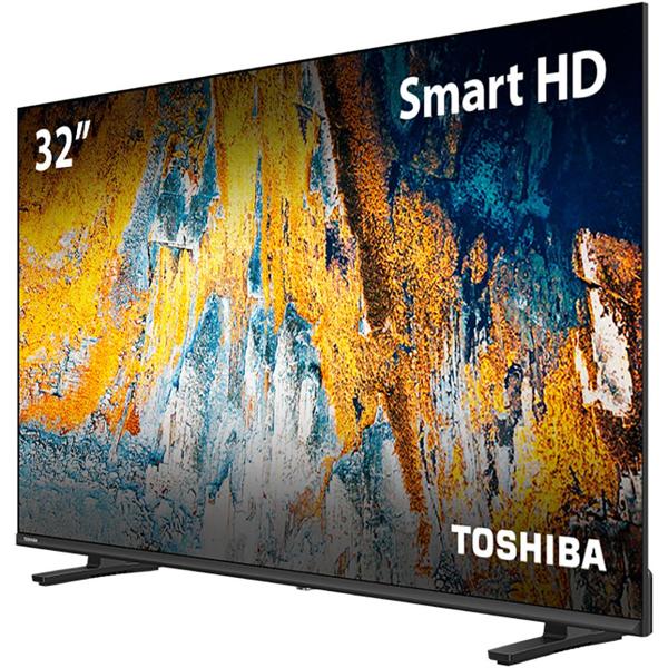 Smart TV 32 polegadas, Tela HD, Borda Ultrafina, Wi-Fi, HDMI, Bivolt, 32V35L, TB016M, Toshiba - CX 1 UN