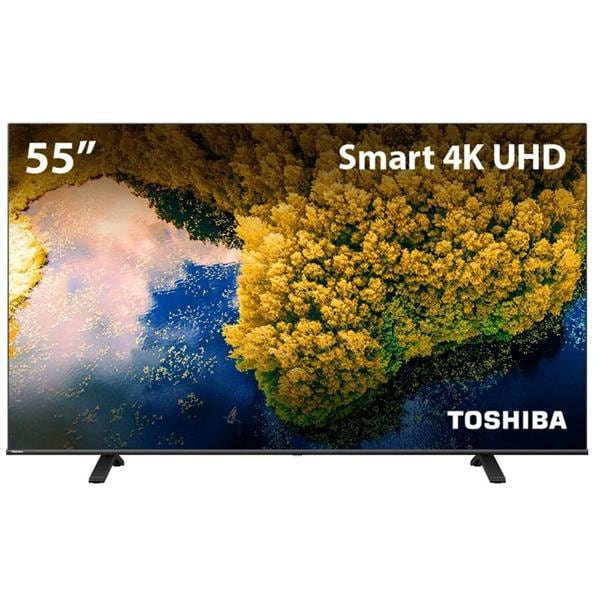 Smart TV 55 polegadas, 4K UHD, Wi-Fi, HDMI, Bluetooth, Bivolt, 55C350L, TB011M, Toshiba - CX 1 UN