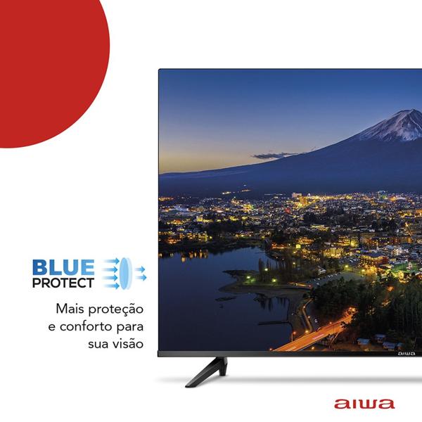 Smart TV 32 polegadas, Tela HD, Android TV, Borda infinita, Bluetooth, Wi-Fi, HDMI, Bivolt, 8832-01, Aiwa - CX 1 UN