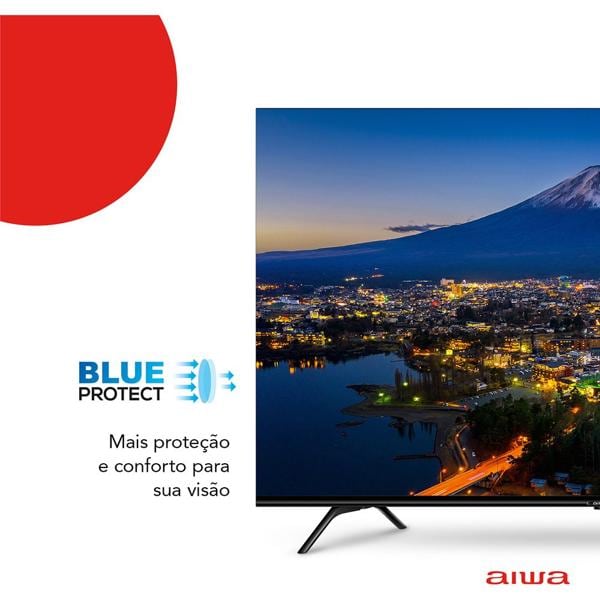 Smart TV 55 polegadas, 4K Ultra HD, Android TV, Borda infinita, Bluetooth, Wi-Fi, HDMI, Bivolt, 5504-01, Aiwa CX 1 UN