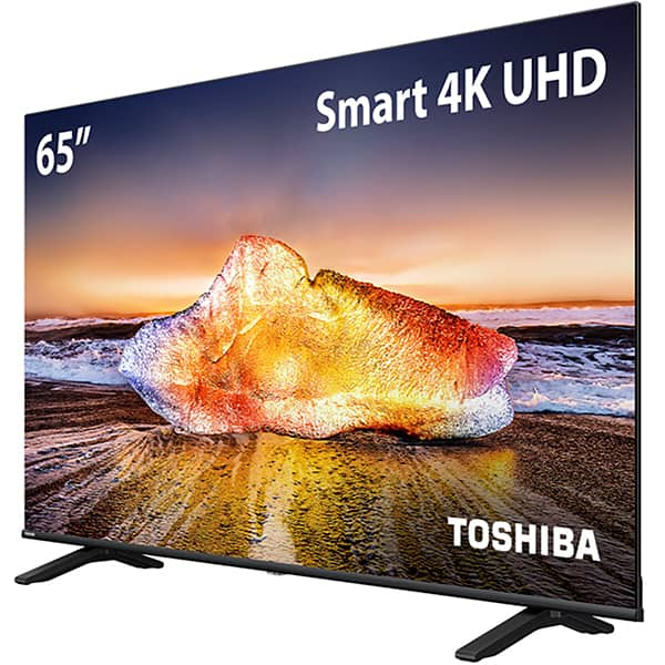 Smart TV 65 polegadas, 4K UHD, HDMI, Wi-Fi, Bluetooth, Bivolt, com Comando de Voz, TB024M, Toshiba - CX 1 UN