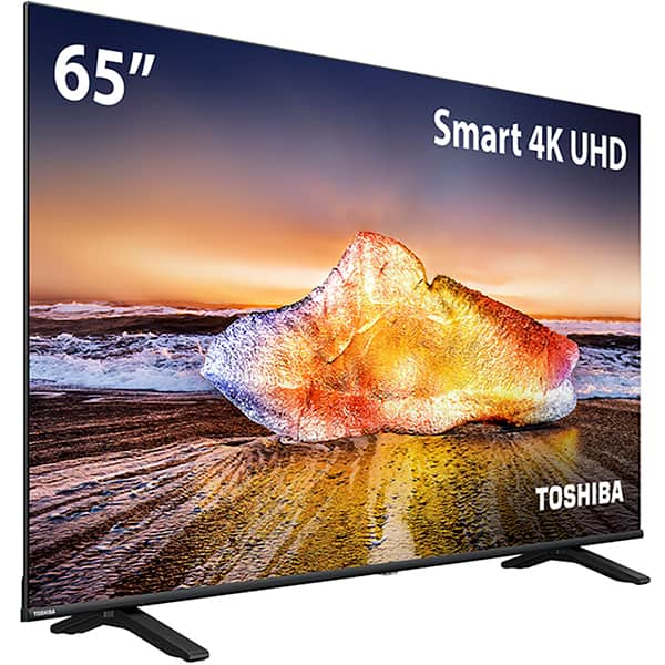 Smart TV 65 polegadas, 4K UHD, HDMI, Wi-Fi, Bluetooth, Bivolt, com Comando de Voz, TB024M, Toshiba - CX 1 UN