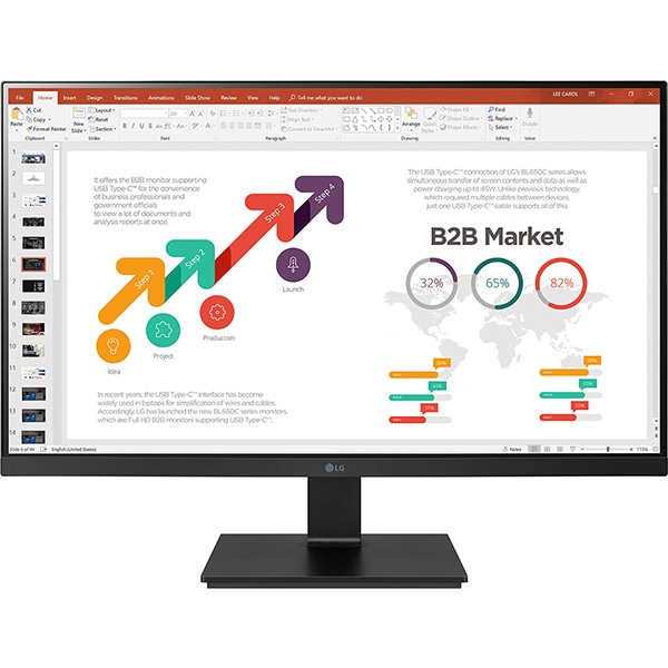 Monitor LED Tela de 23,8", Full HD, Widescreen, Tela IPS,75kHz, 5ms, 24BN650U-B, LG CX 1 UN