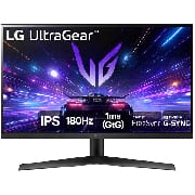 Monitor Gamer LG UltraGear, tela LED IPS de 27, Full HD, HDMI e DisplayPort, 180Hz, Tempo de respostas 1ms (GtG), NVIDIA®, G-SYNC®, AMD FreeSync™, HDR10, sRGB 99%, 27GS60F-B - CX 1 UN