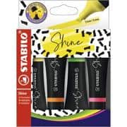 Pincel marca texto 4 cores sortidas Shine 76/4 48.3006 Stabilo BT 1 UN Pincel marca texto 4 cores sortidas Shine 76/4 48.3006 Stabilo BT 1 UN