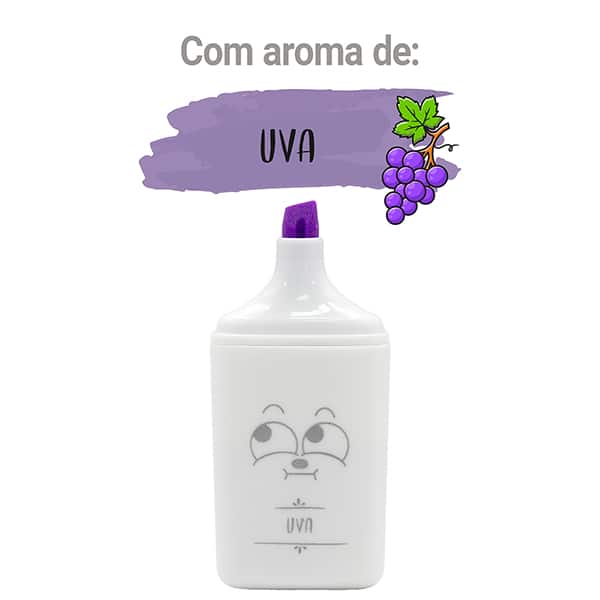 Marca Texto Carinhas com Aroma, 4 cores, HY282400, Spiral - BT 4 UN