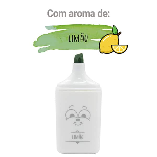 Marca Texto Carinhas com Aroma, 4 cores, HY282400, Spiral - BT 4 UN