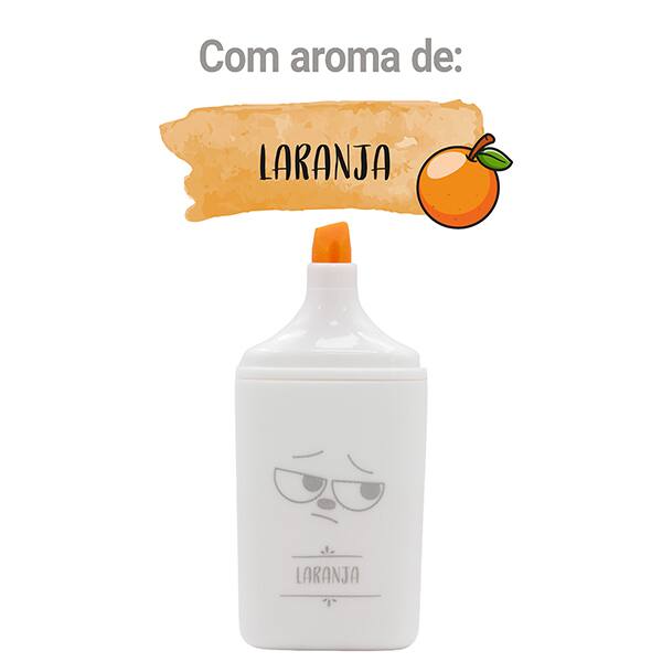 Marca Texto Carinhas com Aroma, 6 cores, HY282400, Spiral - BT 6 UN