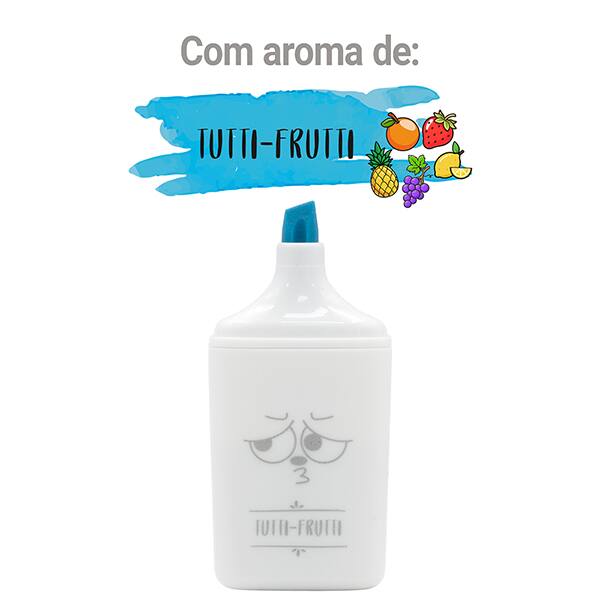 Marca Texto Carinhas com Aroma, 6 cores, HY282400, Spiral - BT 6 UN