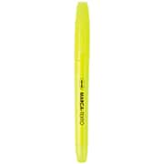 Pincel Marca Texto Com Ponta Chanfrada, Amarelo, Oval - 1 UN