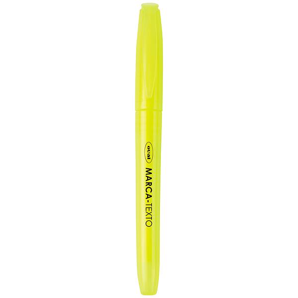 Pincel Marca Texto Com Ponta Chanfrada, Amarelo, Oval - 1 UN Pincel Marca Texto Com Ponta Chanfrada, Amarelo, Oval - 1 UN