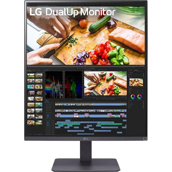 Monitor 28", Ergo, DualUp, Nano IPS, SDQHD, HDMI, USB-C, HDR 10, PBP, Ajuste de Altura, 28MQ780-B, LG - CX 1 UN