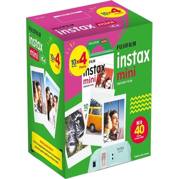 Filme Instax mini pack com 40 Fuji Film PT 1 UN