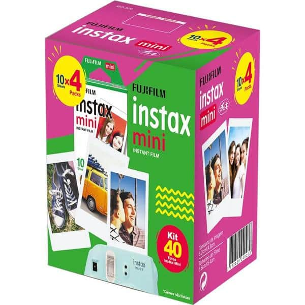 Filme Instax mini pack com 40 Fuji Film PT 1 UN