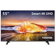 Smart TV 55 polegadas, 4K UHD, HDMI, Wi-Fi, Bluetooth, Bivolt, com Comando de Voz, TB023M, Toshiba - CX 1 UN Smart TV 55 polegadas, 4K UHD, HDMI, Wi-Fi, Bluetooth, Bivolt, com Comando de Voz, TB023M, Toshiba - CX 1 UN