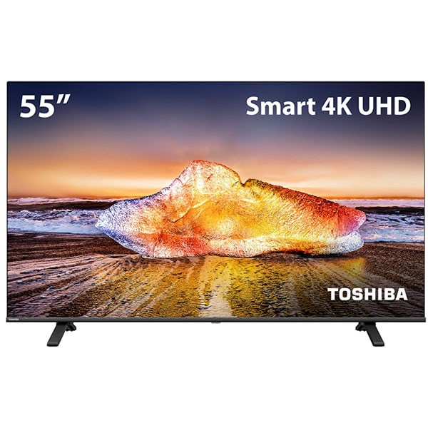 Smart TV 55 polegadas, 4K UHD, HDMI, Wi-Fi, Bluetooth, Bivolt, com Comando de Voz, TB023M, Toshiba - CX 1 UN