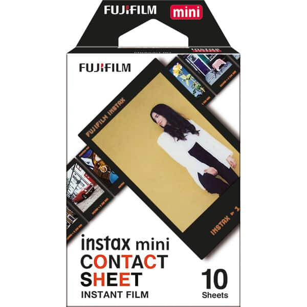 Filme Instax mini contact sheet, com 10 fotos, 705071076, Fuji Film - CX 1 UN