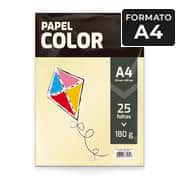 Papel 180g 210x297 color marfim metálico 81951 Spiral PT 25 FL