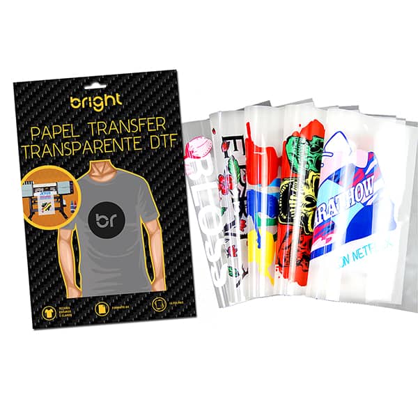 Papel transfer ink-jet para tecidos claros e escuros, A4, PA122, Bright - PT 10 UN
