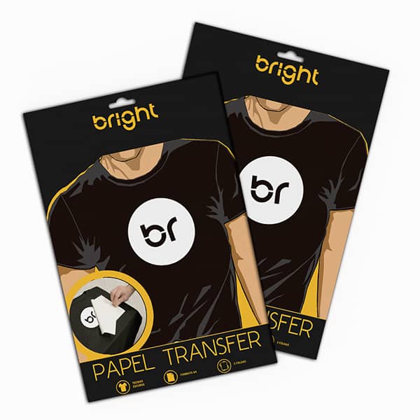 Papel transfer ink-jet para tecidos escuros, (A4), 0020, Bright - PT 5 FL