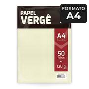 Papel 120g 210x297 vergê areia Spiral PT 50 FL