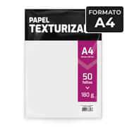 Papel 180g 210x297 A4, linho branco, Spiral - PT 50 FL