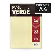 Papel 180g 210x297 vergê creme Spiral PT 50 UN