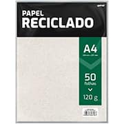 Papel Reciclado 120g, A4 210 x 297mm, Spiral - PT 50 UN