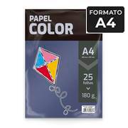 Papel 180g 210x297 color azul marinho metálico 2549607 Spiral PT 25 UN PT 25 UN