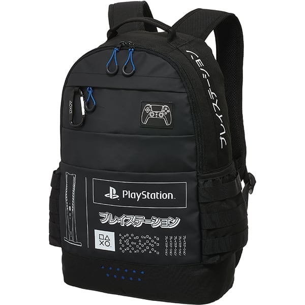 Mochila escolar em poliéster, Playstation Mission Tech, 7882704, Pacific - PT 1 UN