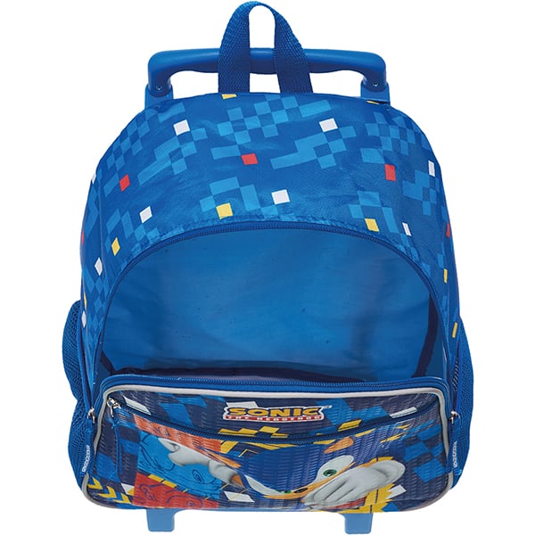 Mochila Escolar Infantil de Rodinhas Sonic Step It Up, Pacific - PT 1 UN