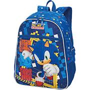 Mochila escolar em poliéster, Sonic,Step It Up, 989H04, Pacific - PT 1 UN