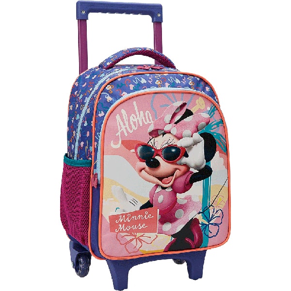 Mochila escolar com rodas, Minnie Disney 13230, Xeryus - PT 1 UN