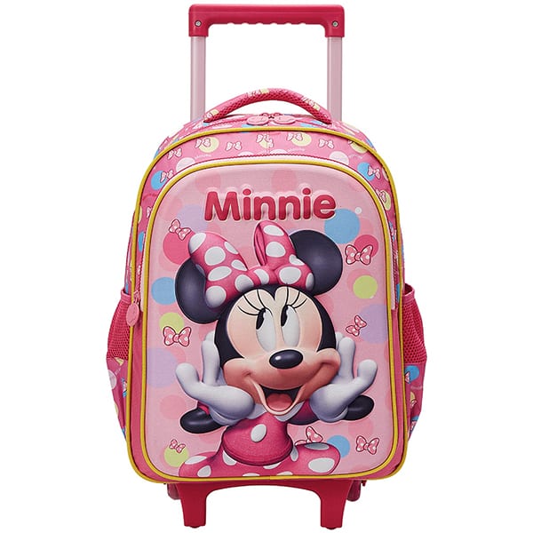 Mochila escolar com rodas, Minnie Disney 13240, Xeryus - PT 1 UN