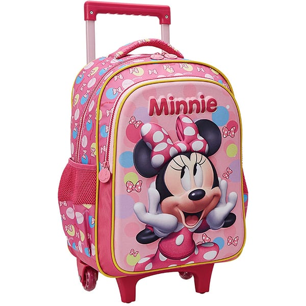 Mochila escolar com rodas, Minnie Disney 13240, Xeryus - PT 1 UN